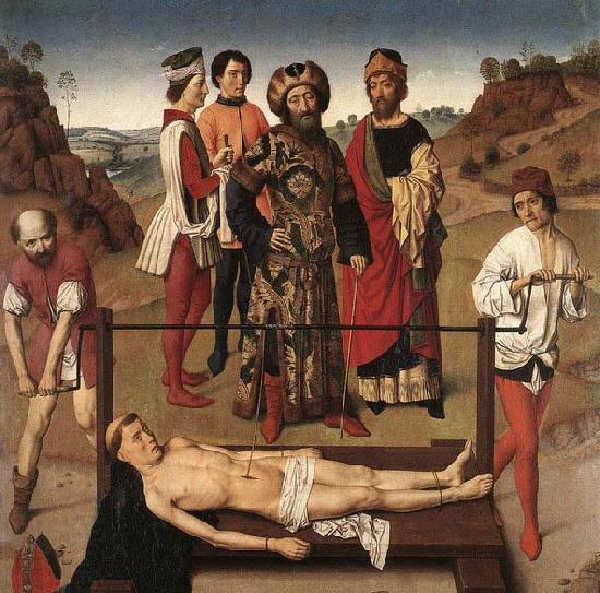 Dieric Bouts Martyrdom of St Erasmus China oil painting art
